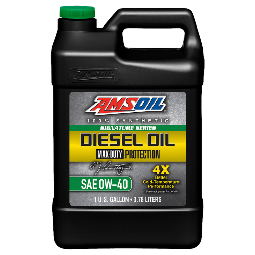 AMSOIL Signature Series Max-Duty Synthetic Diesel Oil 0W-40 (DZF)