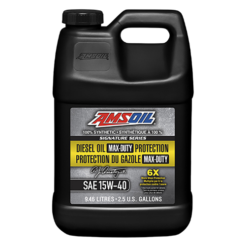 AMSOIL Signature Series Max-Duty Synthetic Diesel Oil 15W-40 (DME)
